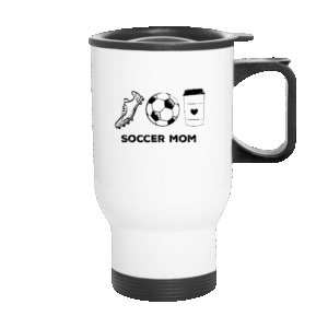 Soccer Mom Thermobecher mit Tragegriff